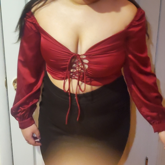 Anais satin top - Picture 2 of 2